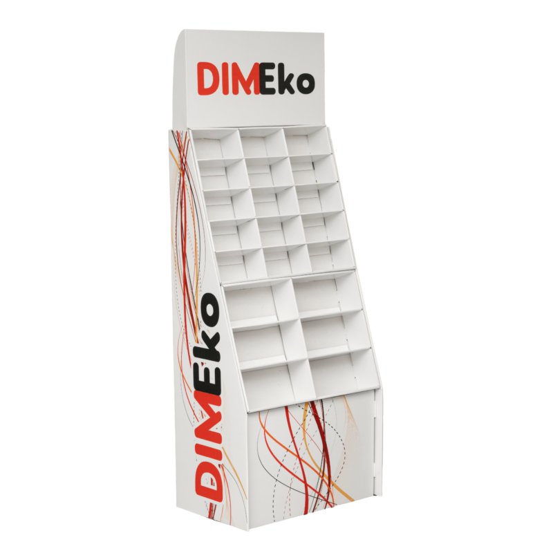 Floor Display with Product Dividers